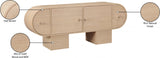 Harlow Sideboard / Buffet Natural from Meridian - Luna Furniture