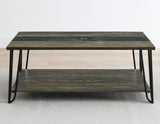 Harper Cocktail Table with SIntered Stone Inlay from Steve Silver - Luna Furniture