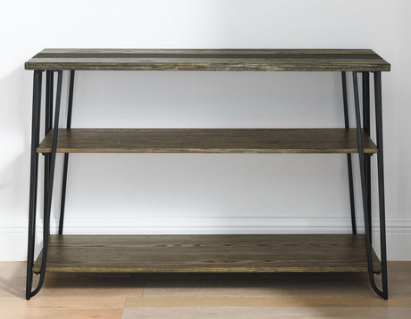 Harper Sofa Table with SIntered Stone Inlay from Steve Silver - Luna Furniture