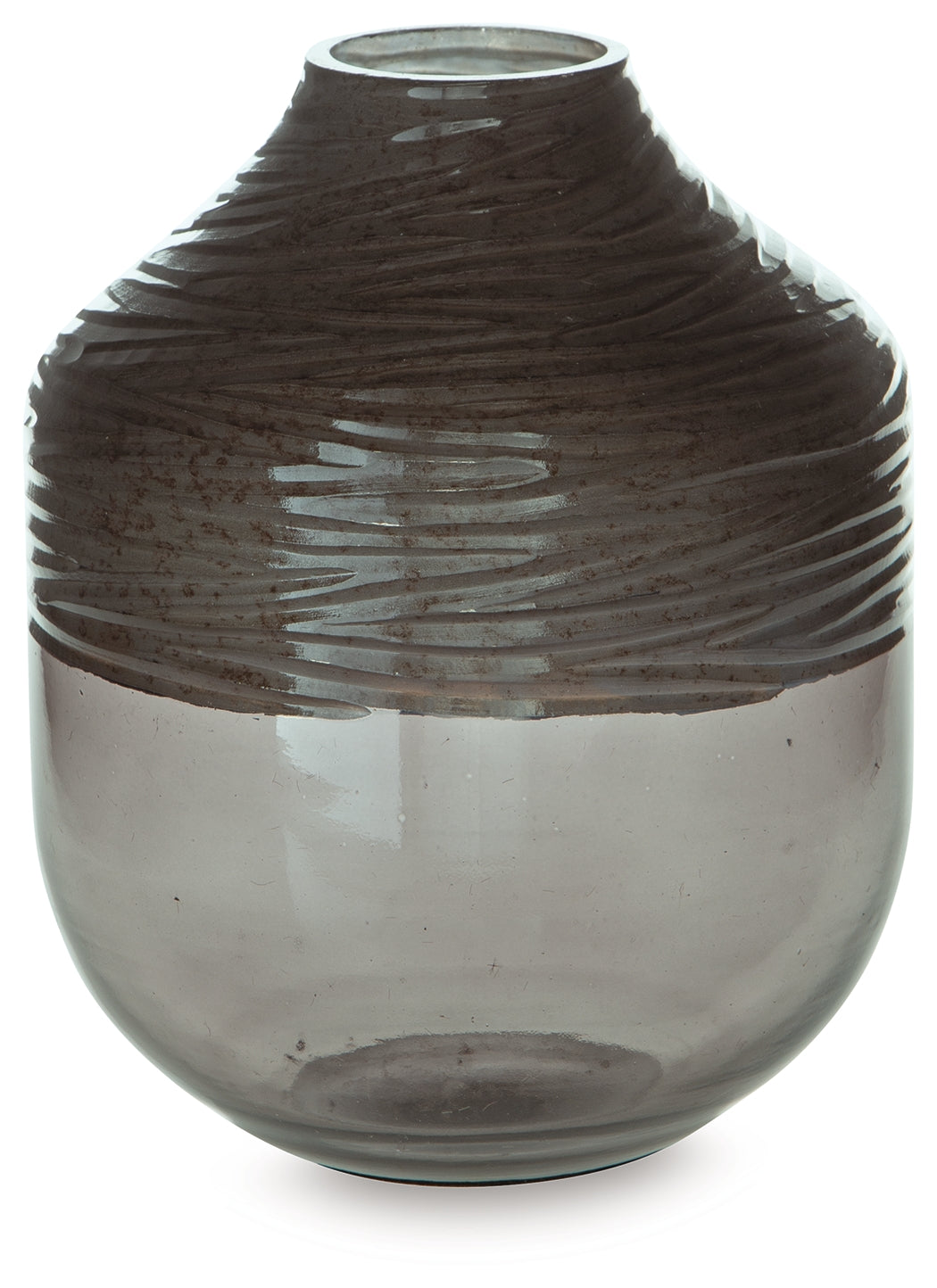 Harpwick Metallic Gray Vase from Ashley - Luna Furniture