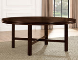 Hartford 72 inch table 7 Piece Set, Brown Chairs(Table & 6 Side Chairs) - SET | HF7272T | HF500BR(6)