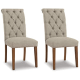 Harvina 2-Piece Dining Room Chair in Beige - PKG010473