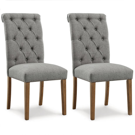 Harvina 2-Piece Dining Room Chair in Gray - PKG010471