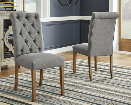 Harvina 2-Piece Dining Room Chair in Gray - PKG010471