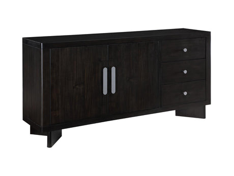 Hathaway 3-drawer Dining Buffet Sideboard Acacia Brown from Coaster - Luna Furniture