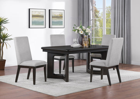 Hathaway Acacia Brown 5-Piece Rectangular Dining Set from Coaster - Luna Furniture