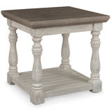 Havalance Coffee Table with 2 End Tables in Gray/White - PKG007177