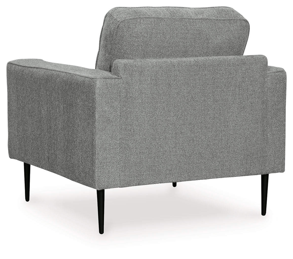 Hazela Chair and Ottoman in Charcoal from Ashley - Luna Furniture