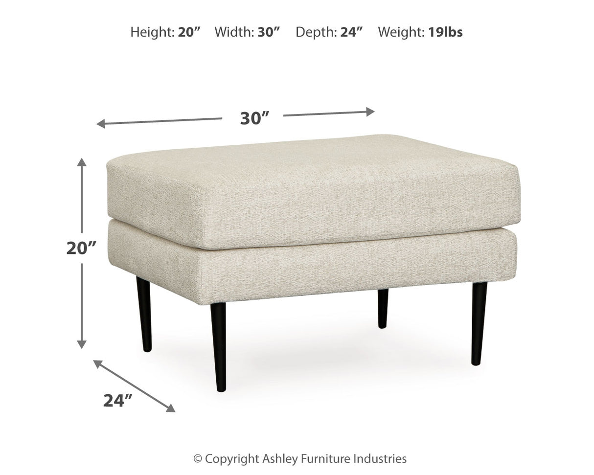 Hazela Chair and Ottoman in Sandstone - PKG015063