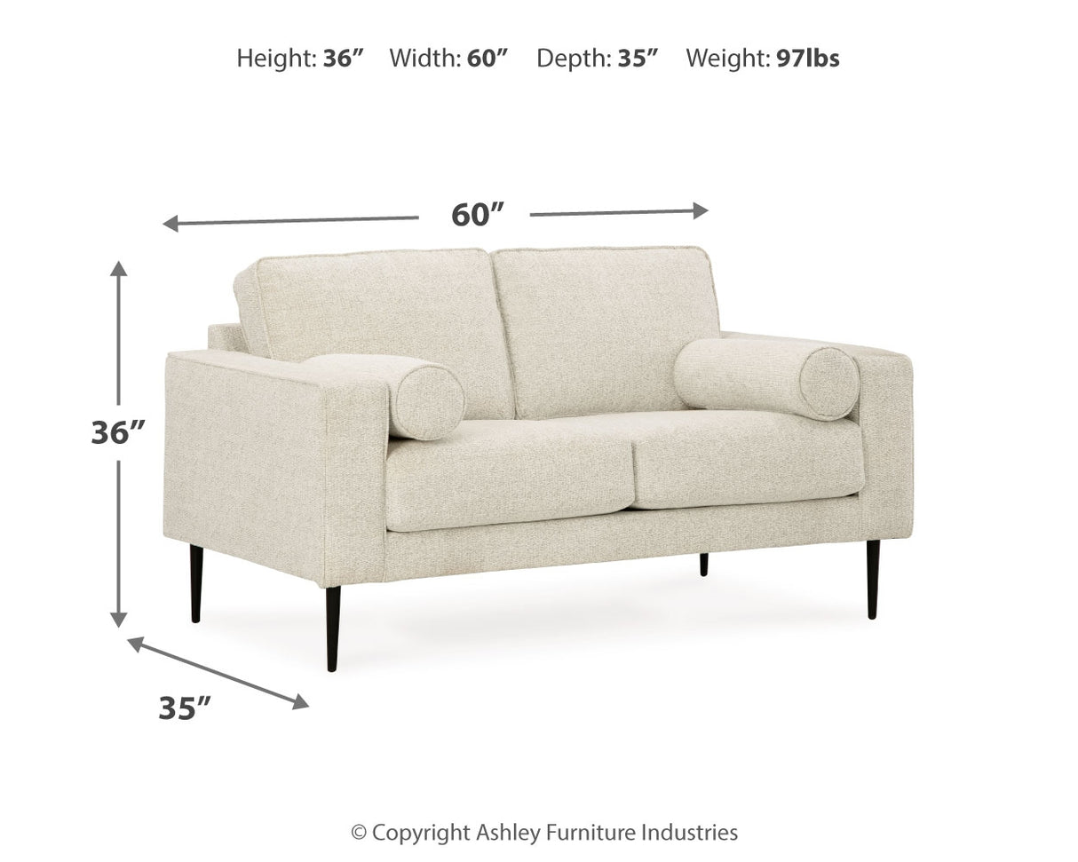 Hazela Sofa, Loveseat, Chair and Ottoman in Sandstone - PKG015065