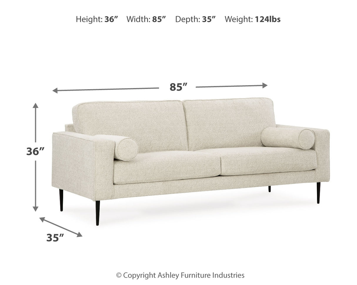 Hazela Sofa, Loveseat, Chair and Ottoman in Sandstone - PKG015065