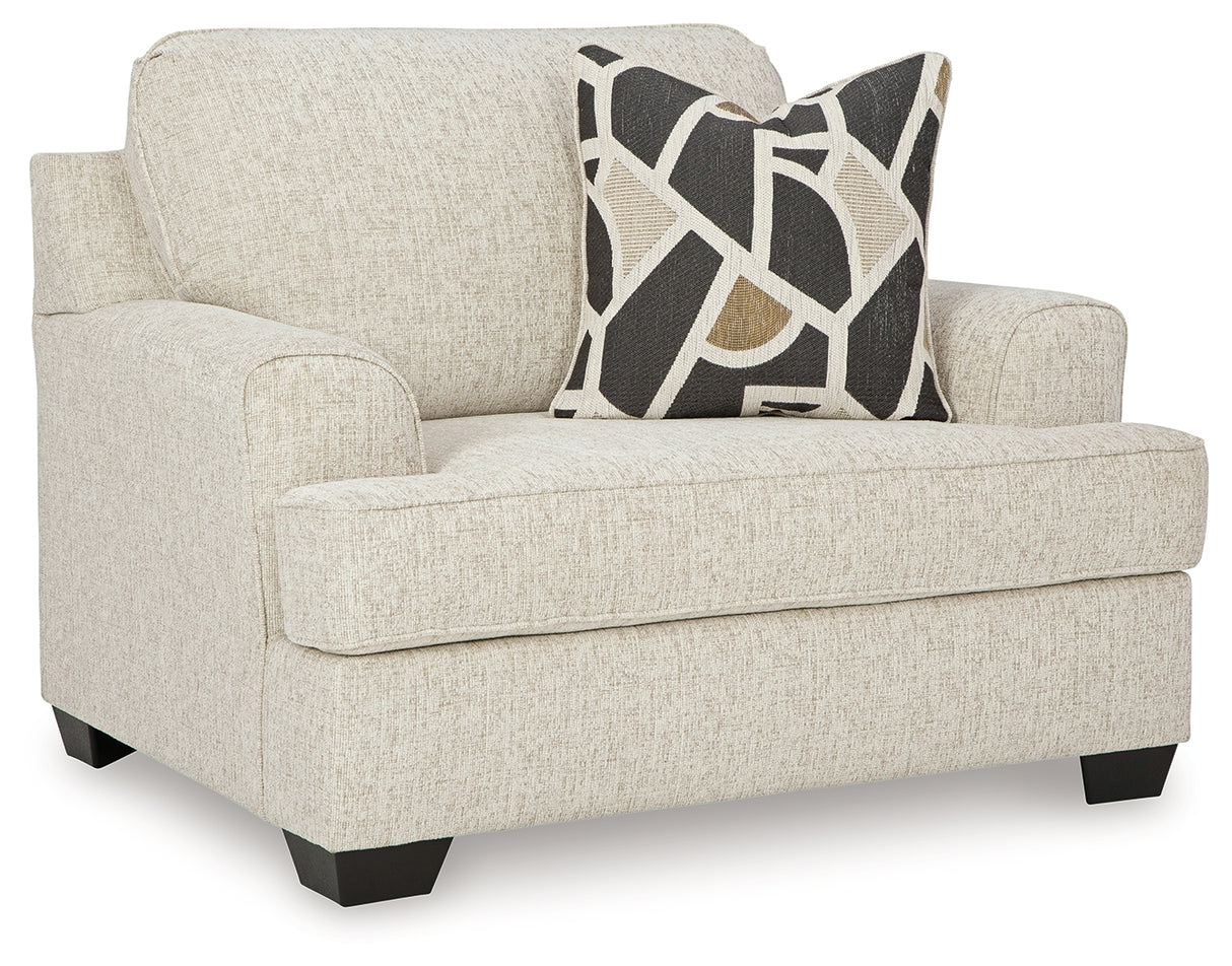 Heartcort Sofa, Loveseat, Chair and Ottoman in Quartz - PKG019289