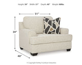 Heartcort Sofa, Loveseat, Chair and Ottoman in Quartz - PKG019289