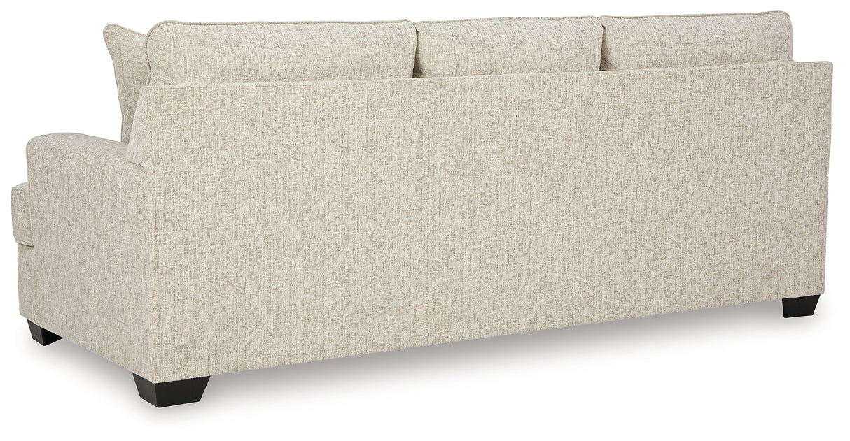 Heartcort Sofa, Loveseat, Chair and Ottoman in Quartz - PKG019289