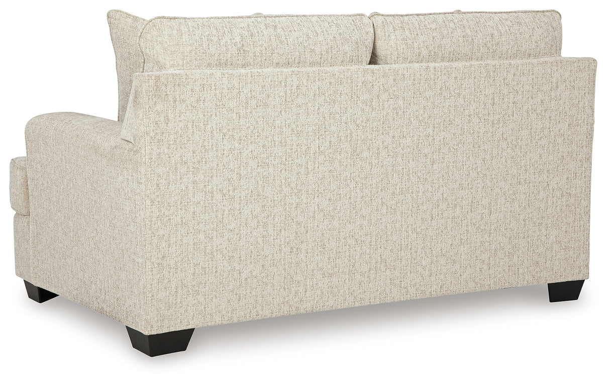 Heartcort Sofa, Loveseat, Chair and Ottoman in Quartz - PKG019289