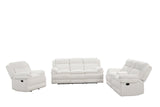 Heaven Beige 3-Piece Reclining Living Room Set from Happy Homes - Luna Furniture