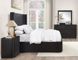 Henry 65″ 6-Drawer Reeded Dresser and Mirror, Espresso Finish from Steve Silver - Luna Furniture