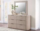 Henry Reeded King 4-Piece Bedroom Set, Tan Finish from Steve Silver - Luna Furniture