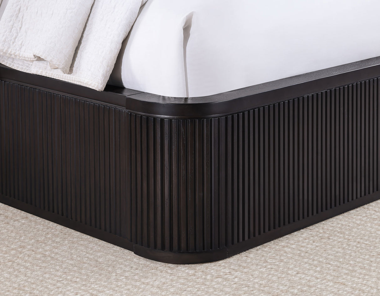 Henry Reeded King Bed, Espresso Finish from Steve Silver - Luna Furniture