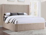 Henry Reeded King Bed, Tan Finish from Steve Silver - Luna Furniture