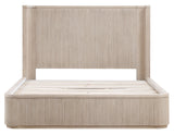 Henry Reeded King Bed, Tan Finish from Steve Silver - Luna Furniture