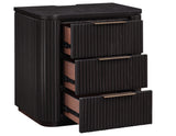 Henry Reeded Queen 4-Piece Bedroom Set, Espresso Finish from Steve Silver - Luna Furniture