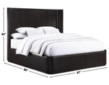 Henry Reeded Queen Bed, Espresso Finish from Steve Silver - Luna Furniture