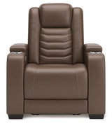 High Impact Tobacco Power Recliner - U1060113