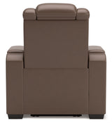 High Impact Tobacco Power Recliner - U1060113