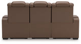 High Impact Tobacco Power Reclining Sofa - U1060115