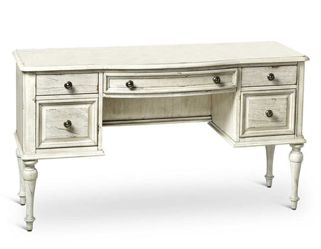 Highland Park Vanity Desk, Cathedral White - HP900VDW