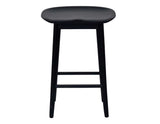 Hilton 24″ Backless Counter Stool, Black from Steve Silver - Luna Furniture