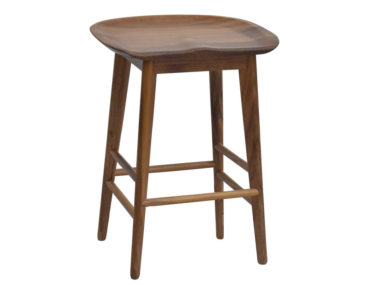 Hilton 24″ Backless Counter Stool, Natural from Steve Silver - Luna Furniture