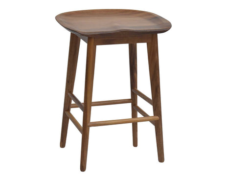 Hilton 24″ Backless Counter Stool, Natural from Steve Silver - Luna Furniture