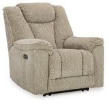 Hindmarsh Sofa, Loveseat and Recliner in Stone - PKG015837