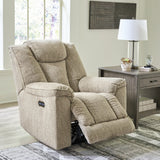 Hindmarsh Sofa, Loveseat and Recliner in Stone - PKG015837