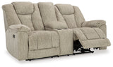 Hindmarsh Sofa, Loveseat and Recliner in Stone - PKG015837