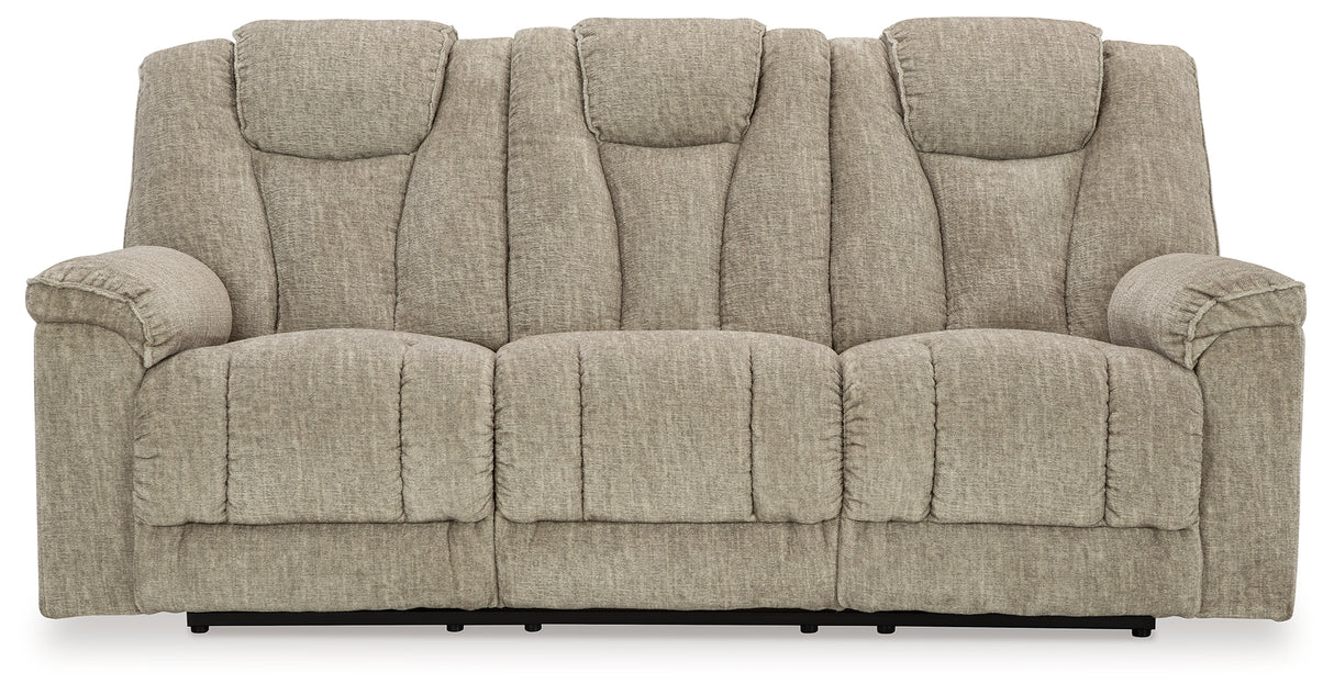 Hindmarsh Sofa, Loveseat and Recliner in Stone - PKG015837