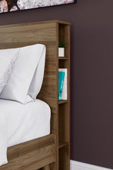 Aprilyn Full Bookcase Headboard with Dresser in Honey from Ashley - Luna Furniture