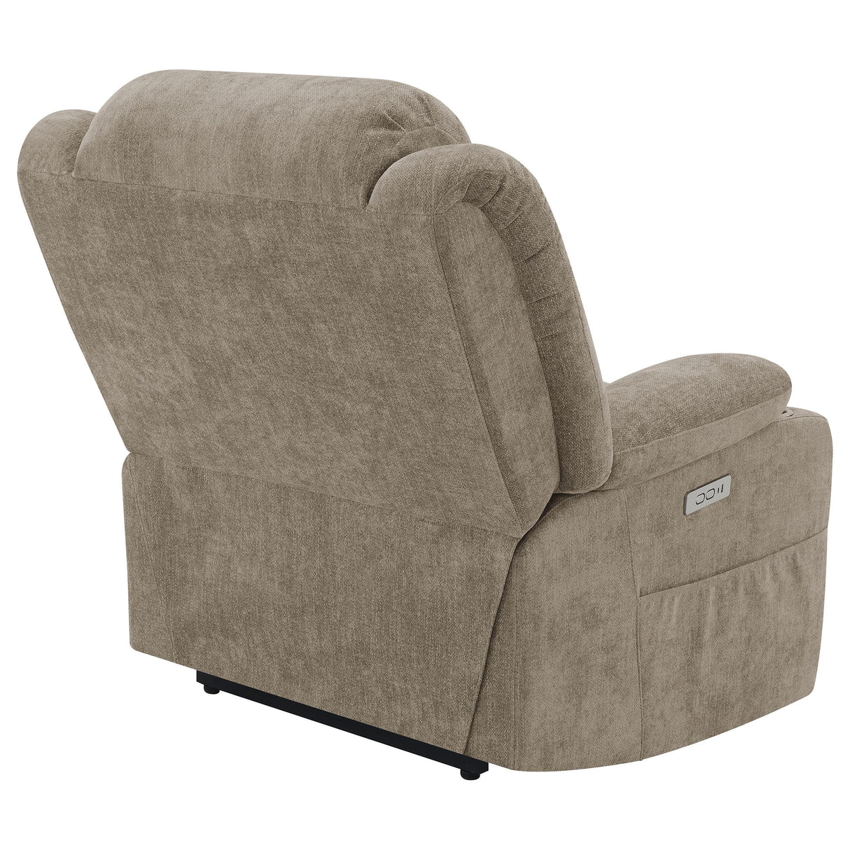 Houston Upholstered Power Lift Recliner Chair Camel from Coaster - Luna Furniture