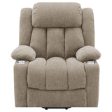 Houston Upholstered Power Lift Recliner Chair Camel from Coaster - Luna Furniture