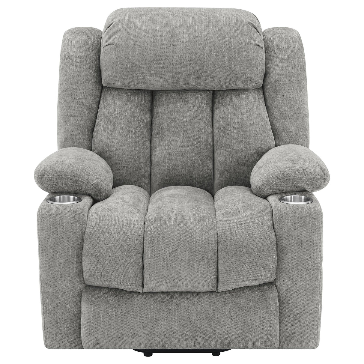 Houston Upholstered Power Lift Recliner Chair Grey - 602284P