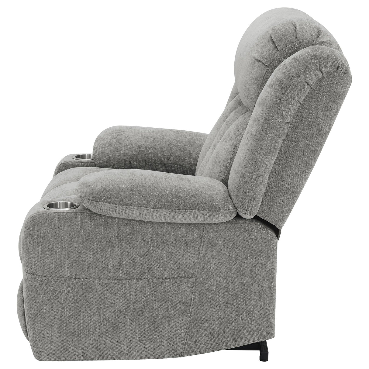 Houston Upholstered Power Lift Recliner Chair Grey - 602284P