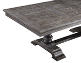 Hutchins 59-95-Inch Table w/Two 18-inch Leaves - SET | HU500TT | HU500TB