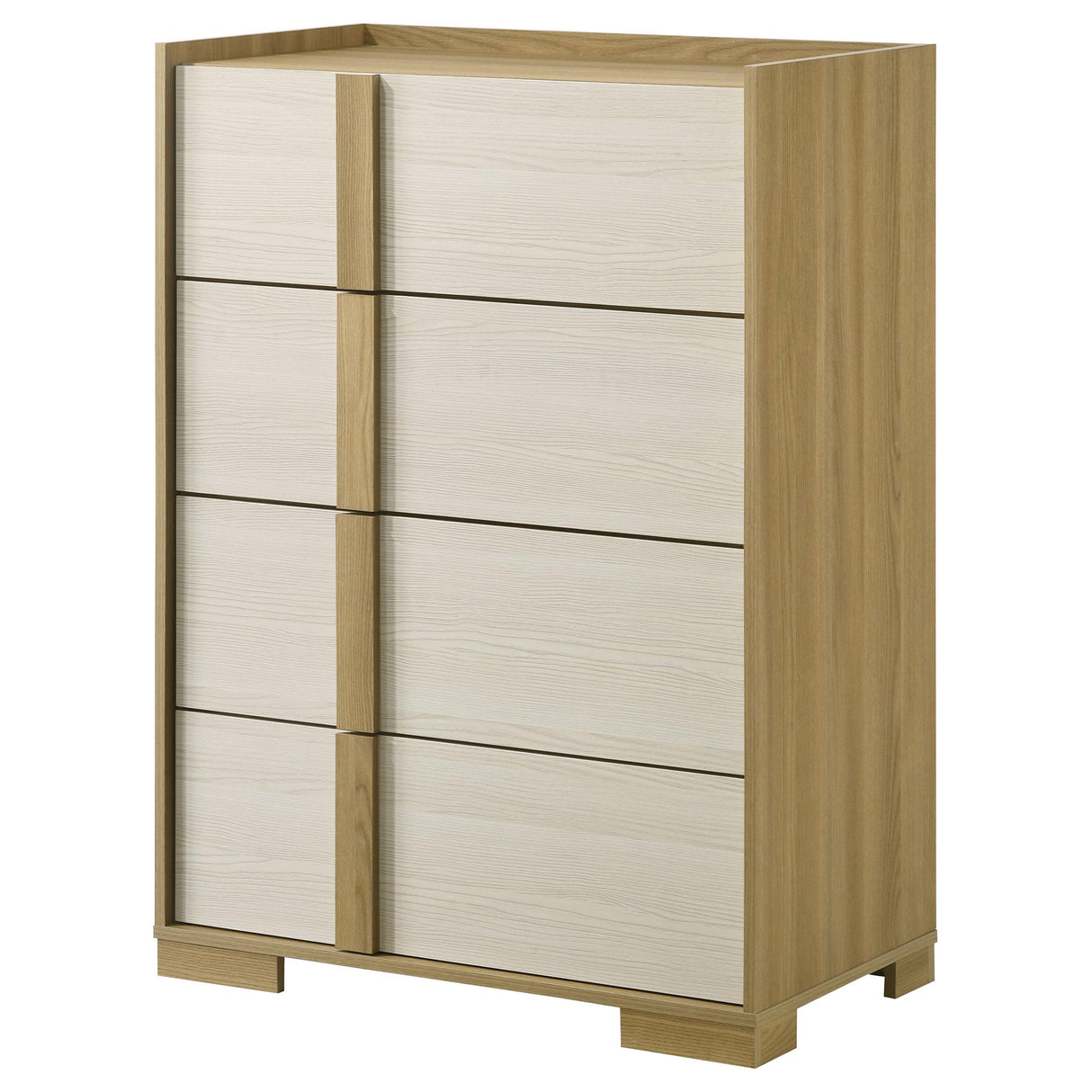 Hyland 4-drawer Chest of Drawers Natural from Coaster - Luna Furniture