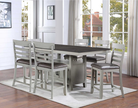 Hyland 5-Piece Counter Dining Set(Counter Table & 4 Counter Chairs) - SET | HY500PT | HY500CC(4)