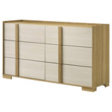 Hyland 6-drawer Dresser Natural from Coaster - Luna Furniture