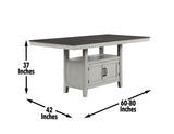 Hyland 80-inch Counter Table w/20-inch Leaf from Steve Silver - Luna Furniture