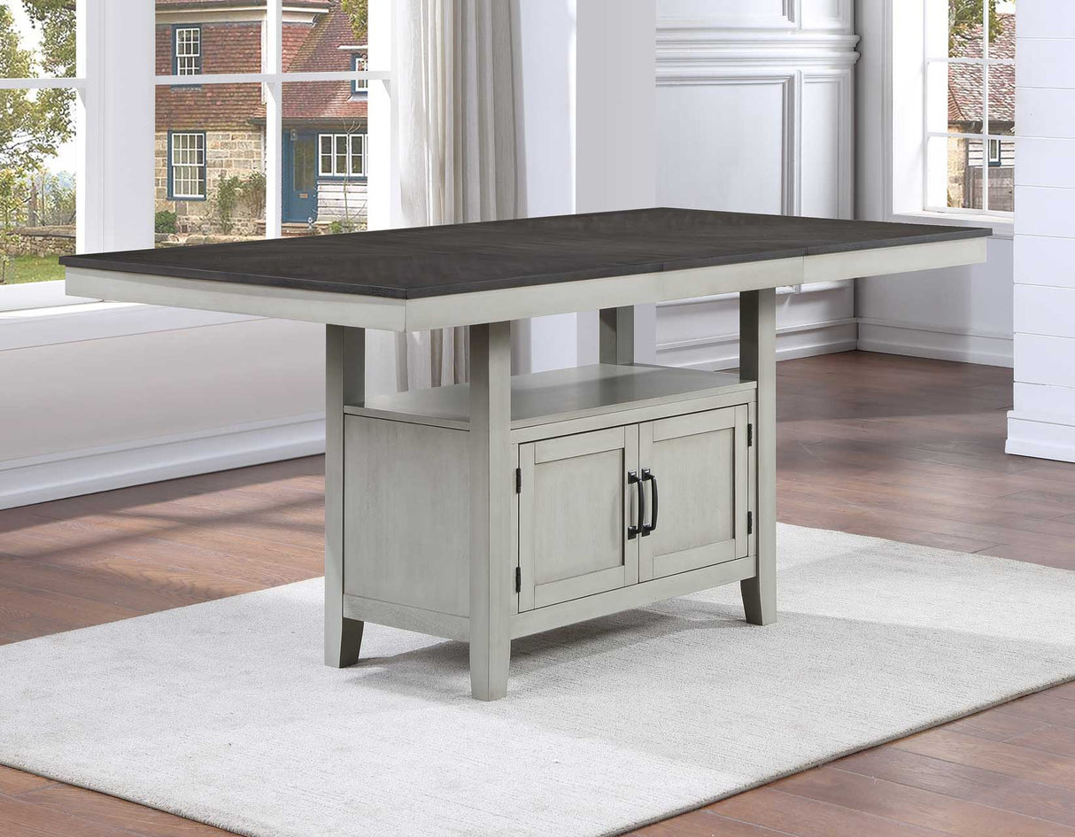 Hyland 80-inch Counter Table w/20-inch Leaf from Steve Silver - Luna Furniture