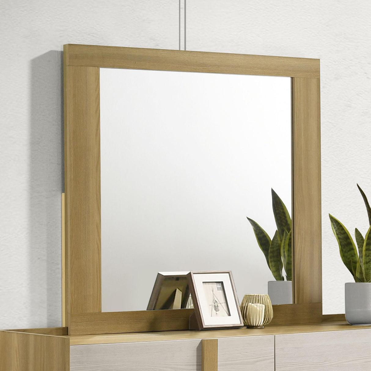 Hyland Dresser Mirror Natural from Coaster - Luna Furniture